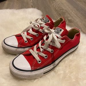 Red Converse Low Top